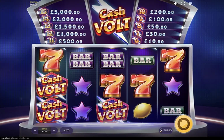 Cash Volt base gameplay