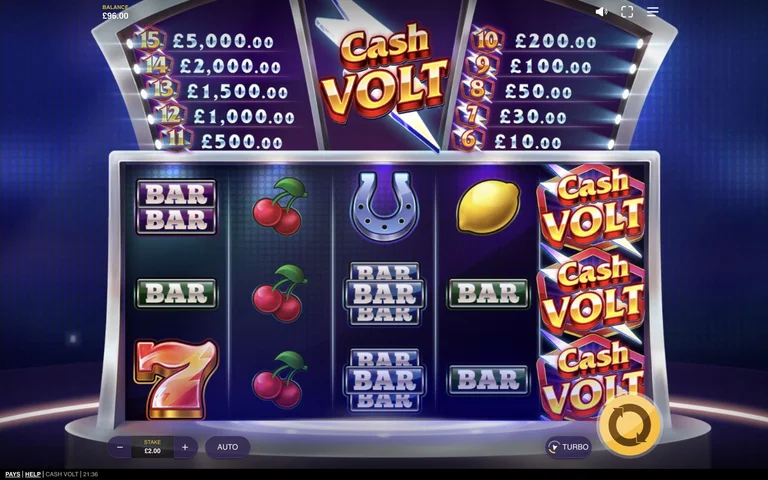 Cash Volt base gameplay
